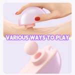 Moon Love Rabbit 2 in 1 Suction Egg Clitoral G Spot Vibrator Set - Image 4