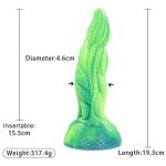6.1‘’- 7.87‘’ Vegetable Shaped Silicone Dildo Anal Plug - Image 5
