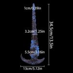 13.5‘’ Long Dildo Huge Anal Plug Monster Fantasy Knot Dildos - Image 6