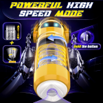 Spaceman 2 in 1 Automatic 7 Telescopic 7 Rotating Male Masturbator - Image 4