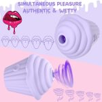 Lurevibe - Mini Ice Cream Sucking Vibrator Clitoris Stimulator For Adult - Image 2