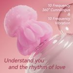 Luminous Jellyfish 360°rotating Tongue Licking G-spot Clitoral Stimulation Vibrator - Image 3