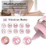 Lurevibe - Licking Tongue 10 Modes Egg Vibration Medical Silicone - Image 3