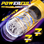 Spaceman 2 in 1 Automatic 7 Telescopic 7 Rotating Male Masturbator - Image 3