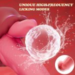 5.7‘’ Realistic Tongue Thrusting Heating Fantasy Dildo With Suction Cup - Image 6