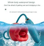 Lurevibe - 3 In1 Big Mouth Sucking Tongue Licking Vibrator & Thrusting Bullet Vibrator - Image 6