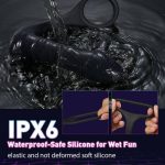 10 Thrilling Vibration 3 Thrusting Silicone Remote Control Cock Ring Anal Vibrator - Image 6