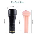 Lurevibe - Male Masturbators Cup Realistic Textured Pocket Vagina Pussy - Image 2