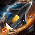 Jet Fighter Retractable Vibrating Heated Male Masturbator - Image 2