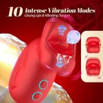 Rose Muncher Mouth Biting Tongue Licker Clitoral Stimulation Vibrator - Image 2