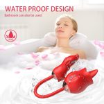 Lurevibe - New Rose Double Head Tongue Licking Vibration Jump Egg For Women - Image 5