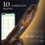 6.6‘’ Vibrating Thrusting Swing Thick Long Lifelike Dildo With Remote Control - Image 5