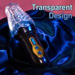 Lurevibe - Male Rose Penis Trainer Rotating Vibrating Deepthroat Masturbator - Image 3