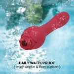 Lurevibe - Rose Sucking G Spot Vibrator Clit Sucker Nipple Toy - Image 6