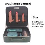 Auto Thrusting Vibration dildo Sex Machine Set With Storage Box - Image 12