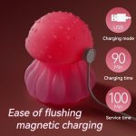 Luminous Jellyfish 360°rotating Tongue Licking G-spot Clitoral Stimulation Vibrator - Image 7