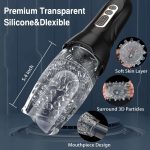 Lurevibe - 3.0 Version Male Rose Thrusting Rotating And Vibrating Oral Sex Masturbation Cup - Image 5