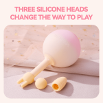 Pink Gradient Lollipop Pressure-sensitive Control Vibrator - Image 3