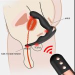 Anal Plug Pull Prostate Massager Wireless Remote Control Double Shock Sex Masturbator Adult Products - Image 3