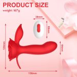 Lurevibe - Rose Wearable Double Stimulation G Spot Vibrator - Image 6