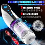 Lurevibe - 3-in-1 Thrusting Rotating Sucking Deep-throat Male Masturbator - Image 2