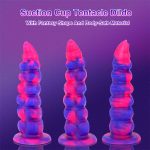 8.66‘’ Fantasy Monster Dildo Vibrator Thrusting Dildo Anal Beads Vibrator - Image 4