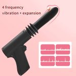 Lurevibe - Woman Telescopic Vibrator Men G Spot Anal Pussy Dildo Toy - Image 3