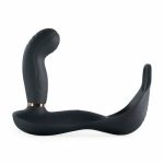 7 Vibrating & Pulsating Balls Teasing Butt Plug with Cock Ring - Image 6