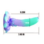 6.3‘’ AIMITEX Rose Silicone Dildo Anal Plug Alien Cute Penis - Image 8