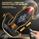 Male Prostate Massager Telescopic Vibration Anal Masturbator Anal Plug - Image 6