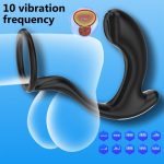 Greedy Finger Male Vibrating Clip Prostate Massager With Cock Ring - Image 5