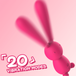 Long-eared Rabbit Silicone G-spot Vibrator - Image 3