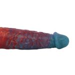13.78‘’ Colorful Double-Ended Liquid Silicone Anal Plug Dildo - Image 6