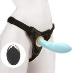 5.51‘’ Wireless Remote USB Rechargeable Strap On Dildo - Image 8