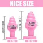 Aimitex Ice Cream Colorful Silicone Butt Plug Anal Expansion plug - Image 15