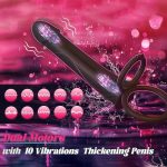 Strap On Dildo With Vibrating Cock Ring For Couple - Image 4