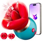 Lurevibe - 3 in 1 App Remote Control Big Mouth Vibrator With 360° Tongue Licking & Sucking & Vibrating - Image 2