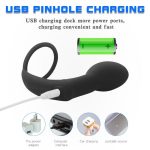 Prostate Massager Anal Vibrator Male Delay Ejaculation Ring Anal Plug Prostate Stimulator Cock Rings - Image 6