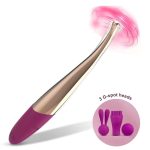 Multi-Frequency AV Silicone Vibrator Women's Masturbation Device - Image 2