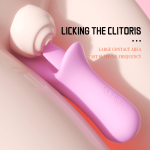 Fancy Pink Female Tongue Licking Masturbation Device Vibrator - Image 5