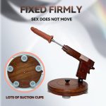 Sheyay Vintage Style Wooden Retractable Female Masturbation Dildo Machine - Image 5