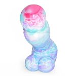 7.48‘’ Colorful Soft Mushroom Head Silicone Artificial Dildo - Image 2