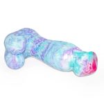7.48‘’ Colorful Soft Mushroom Head Silicone Artificial Dildo - Image 5
