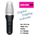 Lurevibe - Gawk Gawk 4000 Masturbator Electric Sex Toy Masturbator Cup - Image 7