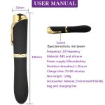 Lurevibe 10 Speed Pen-shaped G-spot Vibrating Dildo Magic Massager - Image 3