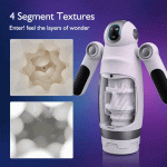 Bella Bot Robot Telescopic Vibrating Male Penis Stroker - Image 11